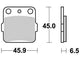 Trw Brake Pad MCB 554 SI Sinterato Metal