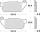 TRW Brake Padl MCB 753 PC Perf. comodidad