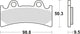 Trw Frake Pad MCB 656 SV Sinterato Metal