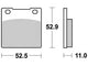 TRW Brake Pad MCB 55 Organic Standard