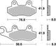 Trw Brake Pad MCB 582 SV Sinterato Metal