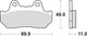 Trw Frake Pad MCB 512 SV Sinterato Metal