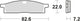 Trw Brake Pad MCB 558 SI Sinterited Metal