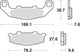 Trw Brake Pad MCB 586 SV Sinterato Metal
