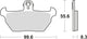 Trw Frake Pad MCB 621 SV Sinterato Metal