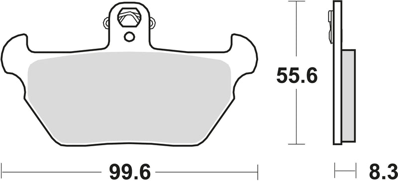 Trw Frake Pad MCB 621 SV Sinterato Metal