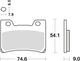 Trw Brake Pad MCB 642 SV Sinterato Metal