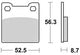 Trw Frake Pad RW MCB 678 Sinterited Metal