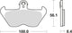 Trw Brake Pad MCB 680 SV Sinterato Metal