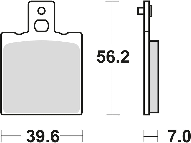 TRW Brake Tads MCB 75 RQ Racing orgánico