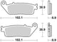Trw Brake Pad MCB 764 Sinterited Metal
