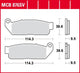 Trw Brake Pad MCB 876 SV Sinterato Metal