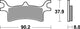 Trw Brake Pad MCB 798 SI Sinterited Metal