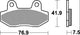 Trw Brake Pad MCB 822 SV Sinterato Metal