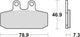 Trw Brake Pad MCB 557 SRM Sinterato Metal