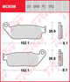 Trw Brake Pad MCB 598 SRM Sinterato Metal