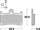 Trw Brake Pad MCB 611 SRM Sinterato Metal