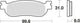 Trw Brake Pad MCB 699 SRM Sinterato Metal