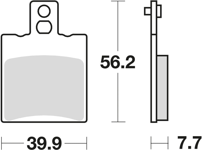 TRW Brake Pad MCB 708 EC organico