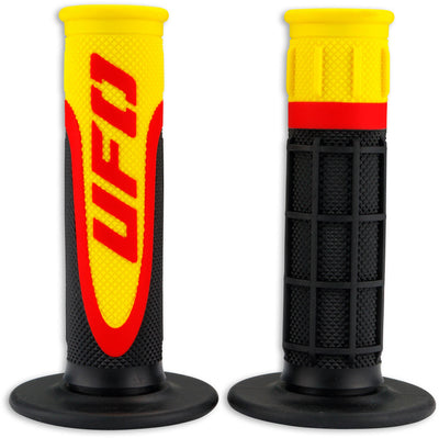 Ufo plast rubber handvat axiom rubber grip axiom black red yellow