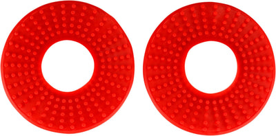Ufo plast ufoplast mango de goma donuts empuñadura de goma donuts rojo