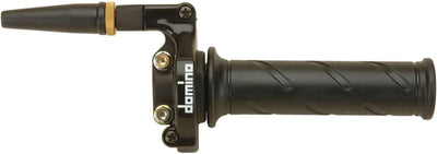 Domino gas twist grip fixture manopole gas alu sw 1 tiro, maniglia