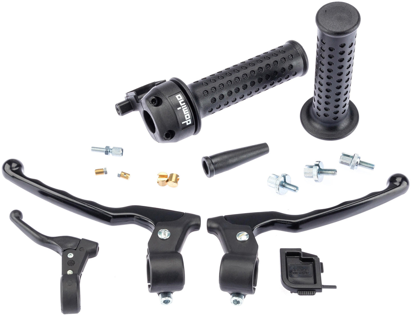 Domino gasdraaigreep armatuur classic handle set classic gas, choke, brake grips
