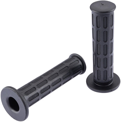 Domino rubber handvat honda style rubber grip 1082 bw 134mm closed