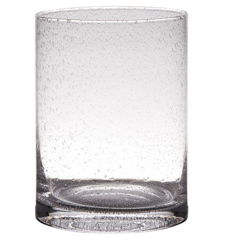 Hakbijl glass cilindervaas archer soda bubbles 15x20cm