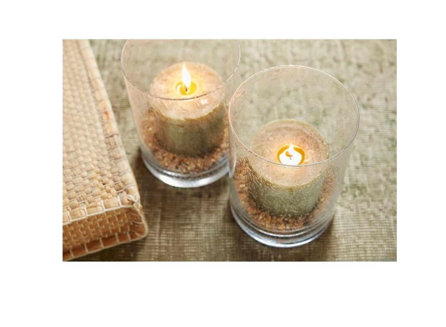 Jarrón cilíndrico de vidrio Hatchet archer soda bubbles 15x20cm