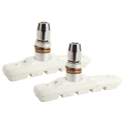 Bloque de freno de borde Conjunto V-freno de 72 mm blanco