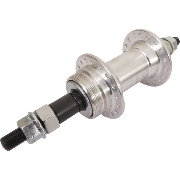 Rueda libre tras cubo con eje fijo 36 hoyos de aluminio