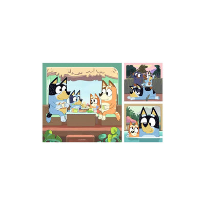 RAVENSBURGER - Le avventure di Bluey Leg Puzzle 3x49st.