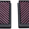 Dna vervangings-luchtfilter replac. air filter black