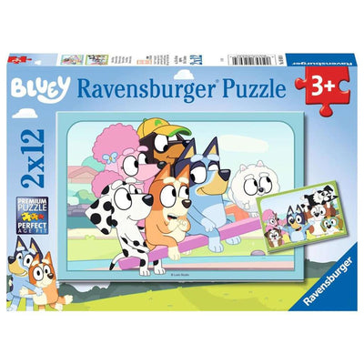 RAVENSBURGER - Bluey Legpuzzle 2x12 pezzi