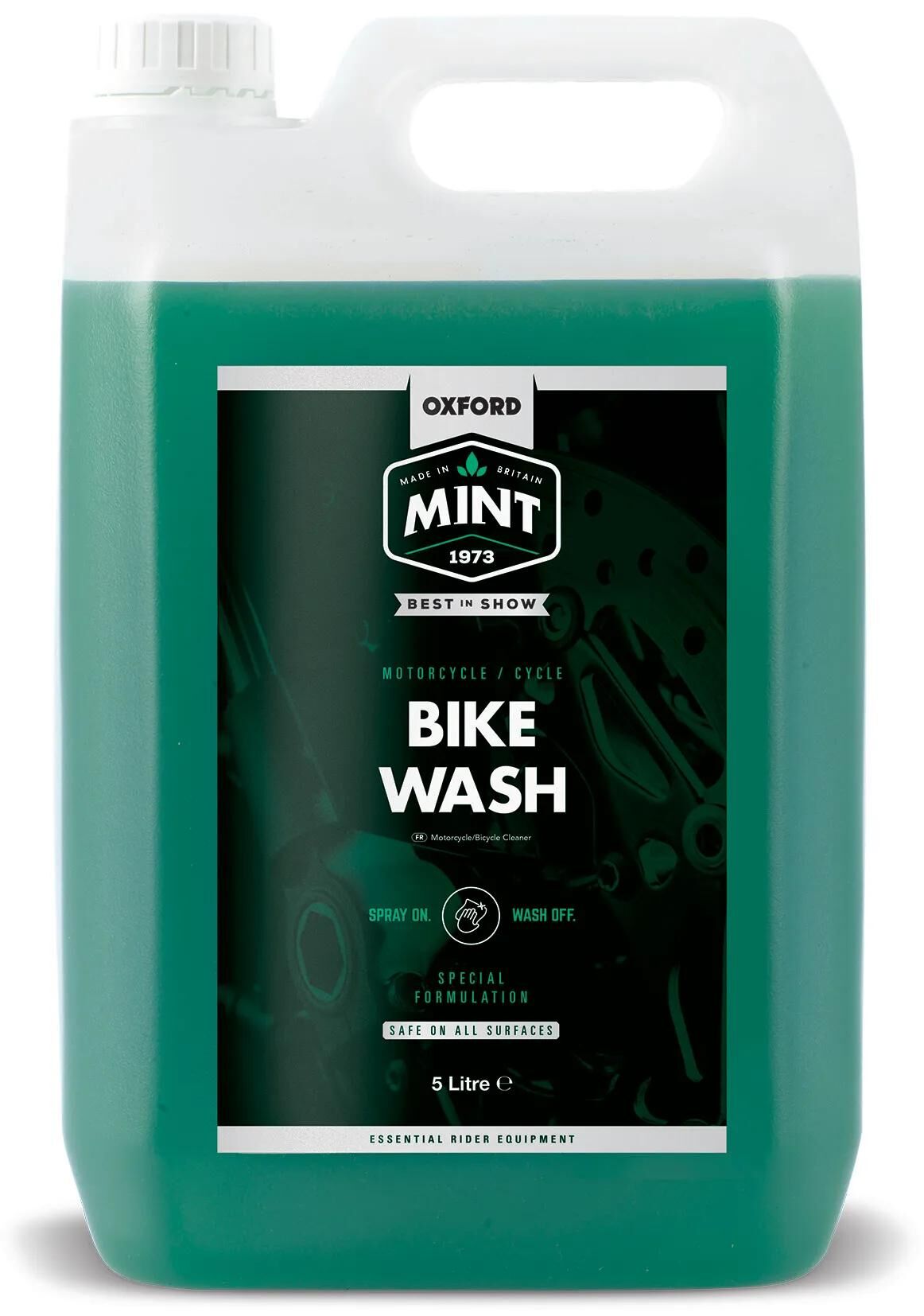 Mint motorfiets-reiniger oxford bike wash motorcycle cleaner oxford 5l