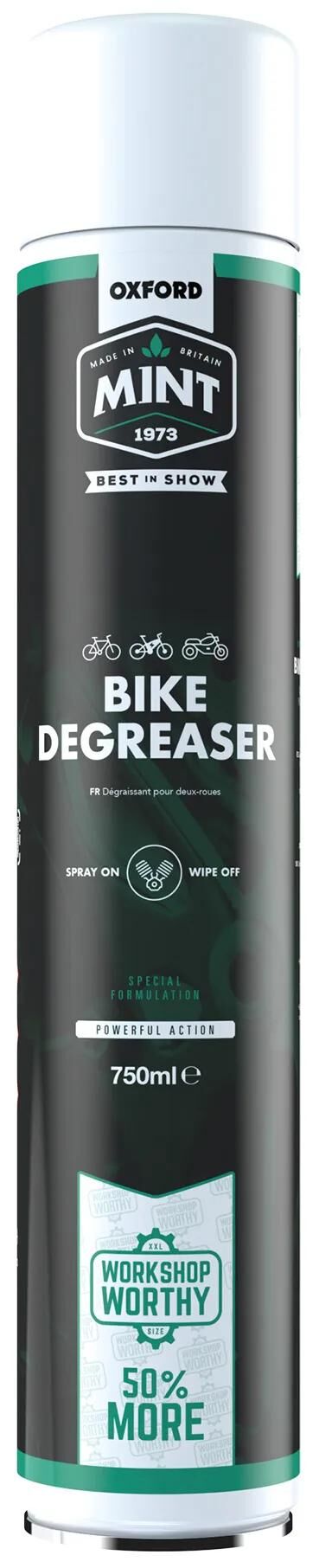 Mint Oxford Desgracidez de desgrasador Desgrasador de bicicleta de desgrazas Oxford 750 ml