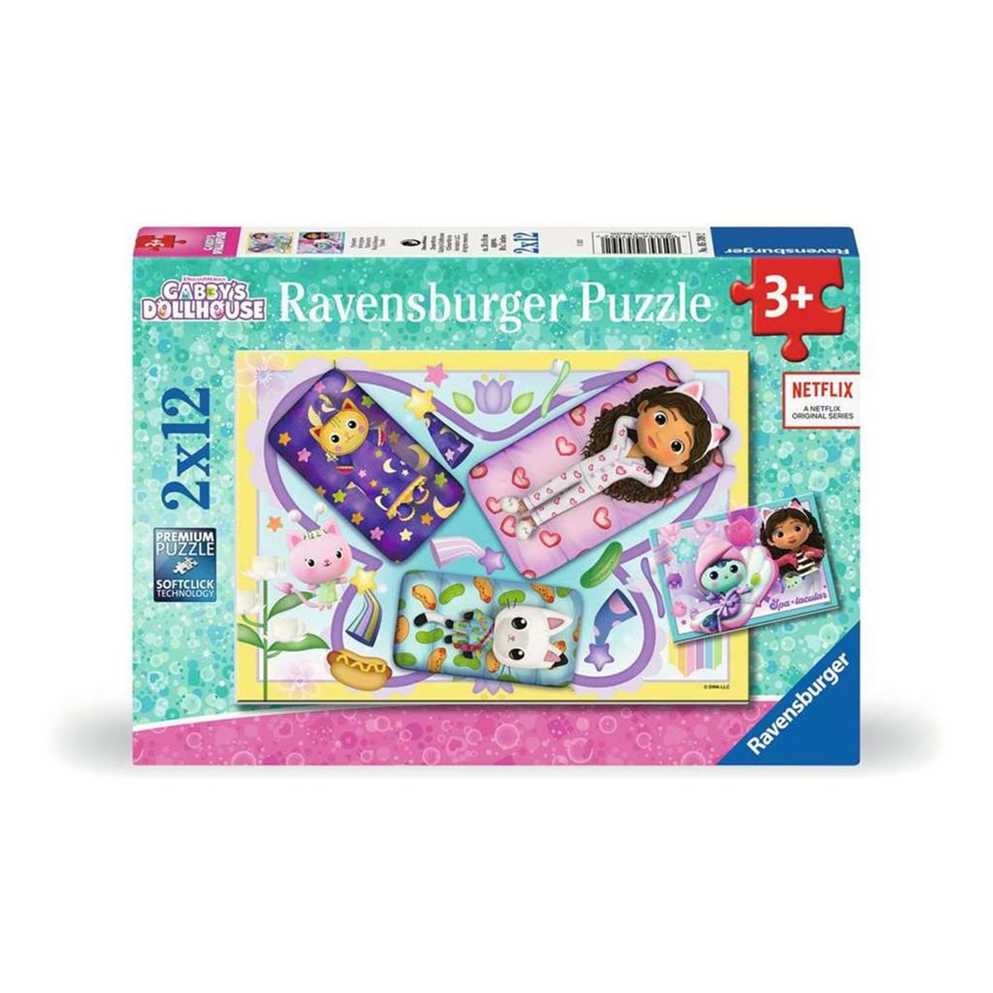 Ravensburger - Gabby's Poppenhuis Legpuzzel 2x12 stuks