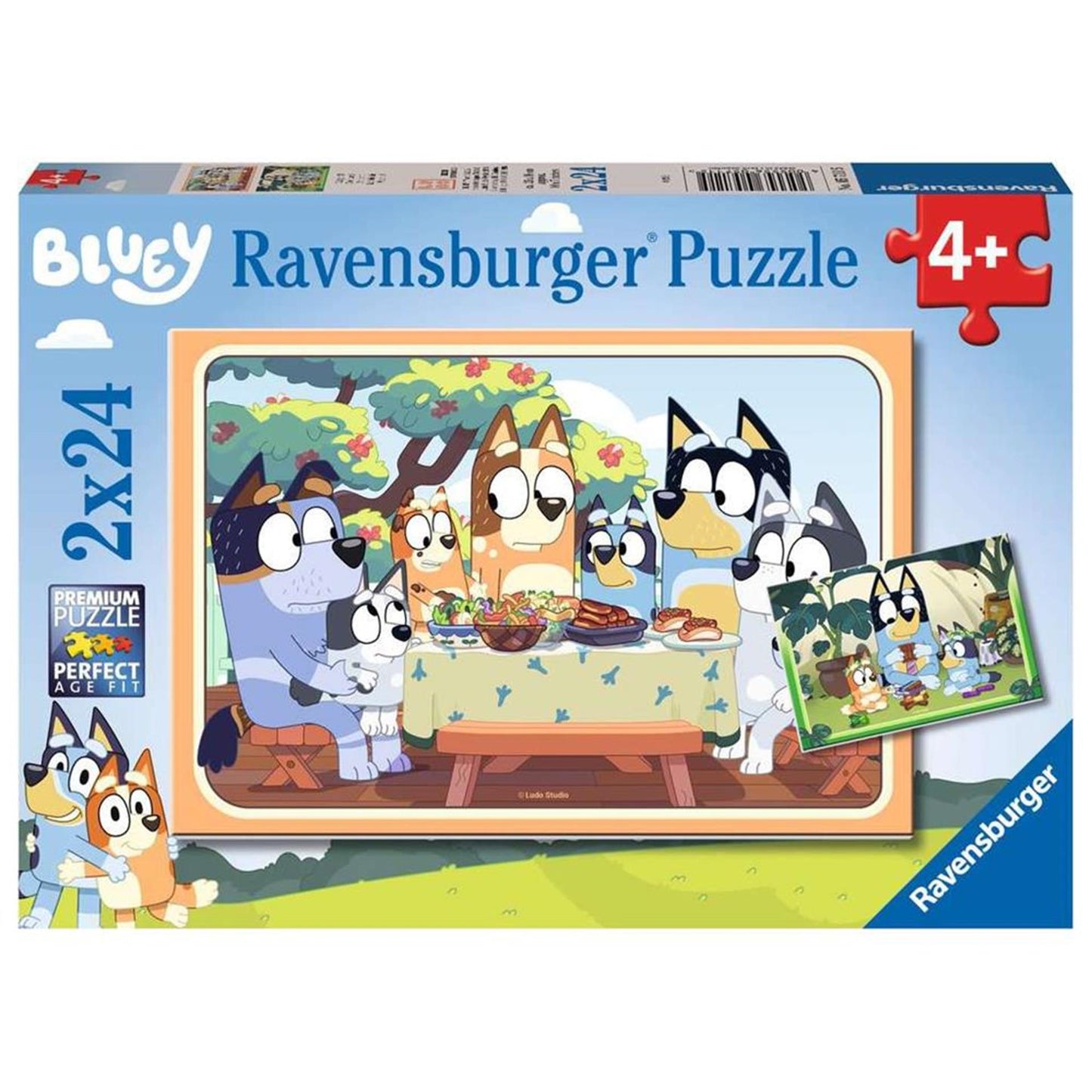 Ravensburger - Piezas de LegPuzzle 2x24 azules