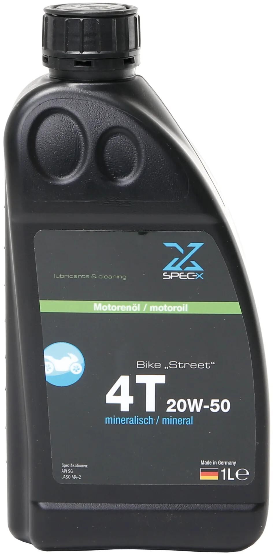 Spec-x olio motore bici 4t olio motore strada 4t 20w-50 stre 1l bici