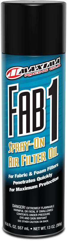 Maxima racing oils luftfilteröl fab-1 fabric foam filter spray air filter oil maxima 557ml fab-1