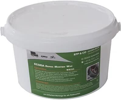 Ecora tire mounting wax tire mounting wax white 3 kg bucket