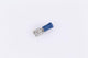 Spahn banana plug funda enchufable plana aislada azul 100ud.