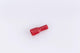 Spahn banana plug funda enchufable plana totalmente aislada roja 100ud