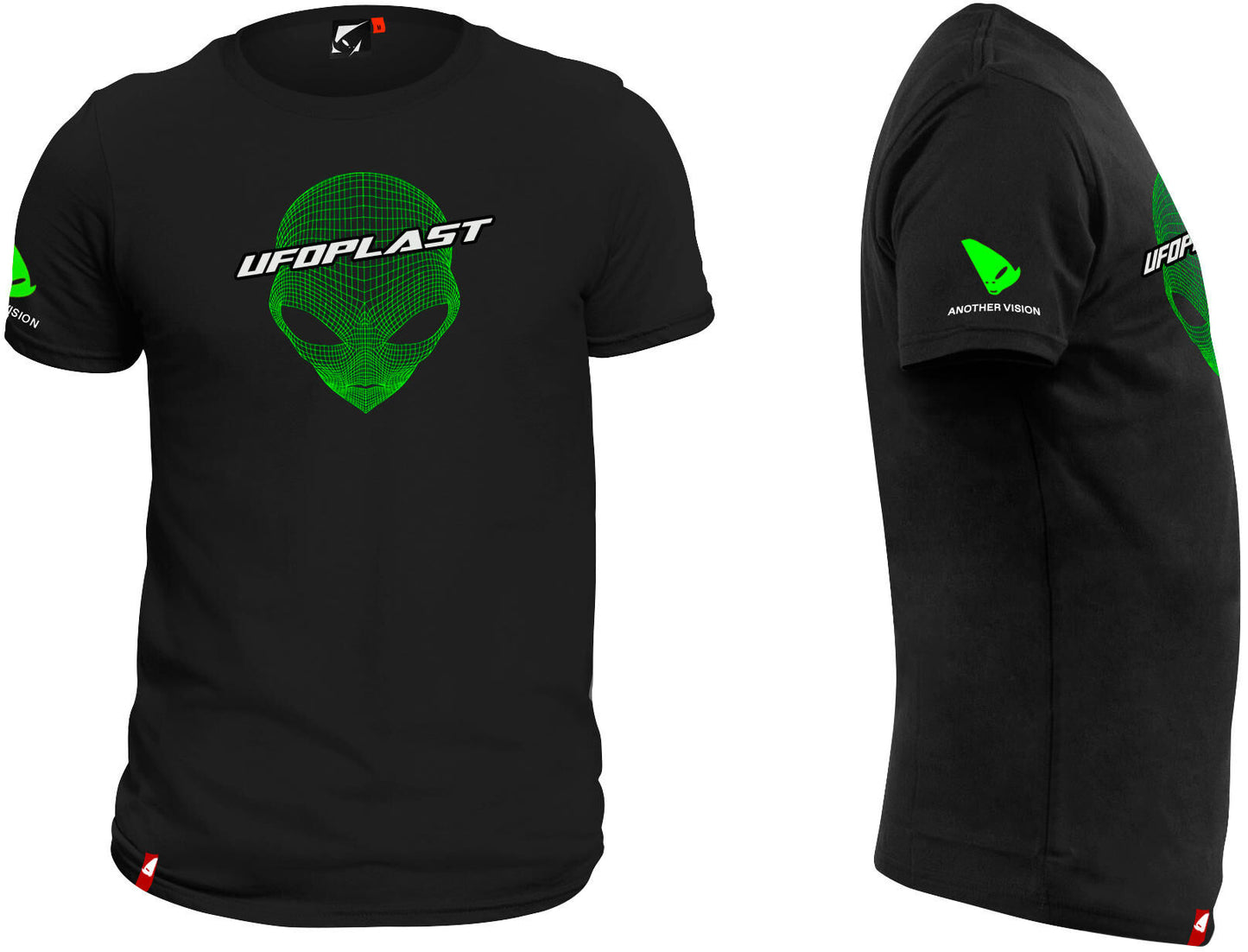 Ufo pee t-shirt maglietta tempo libero ufo nera gr. XL