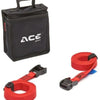 Acebikes ace bike fibbia a camma set essenziale cinghie di tensione set di cinghie di ancoraggio acebike fibbia a camma essenziale