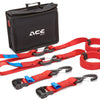 Acebikes ace bike fibbia a camma set premium di cinghie di tensione set di cinghie di ancoraggio acebike fibbia a camma premium