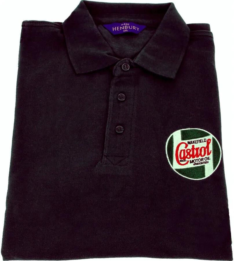 Castrol Classic Polo Shirt Shirt Classic Black GR. M 48