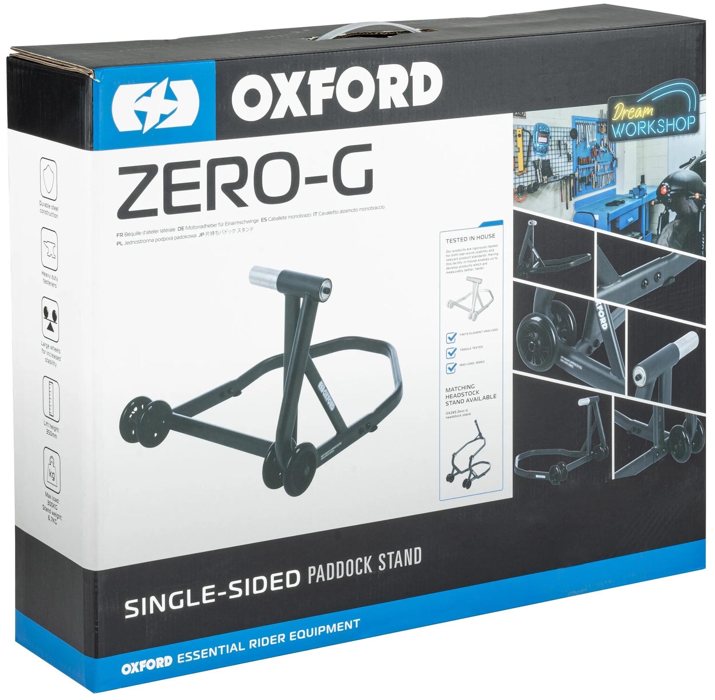 Test di assemblaggio di Oxford. Zer nero su un lato
