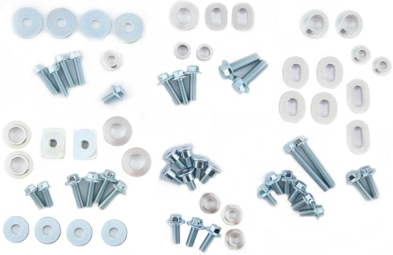 Set di bulloni Spec-x assortimento di viti fuoristrada per moto 68 pezzi